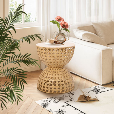 GenMous & Co Handmade Hourglass Shaped PE Rattan Outdoor
